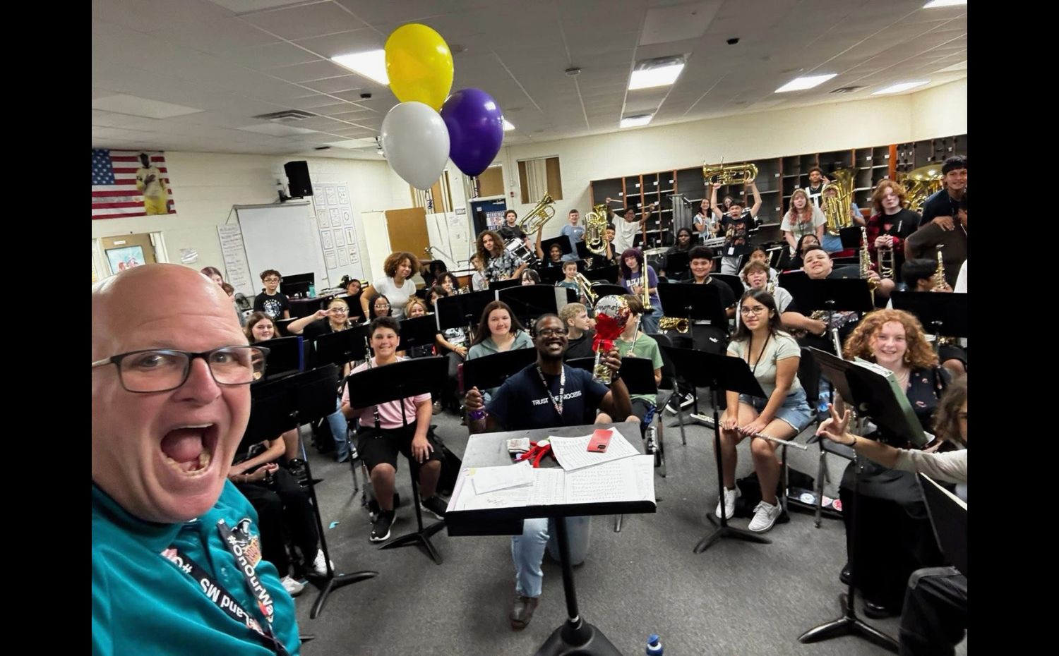 Christian Ricketts Named Teacher of the Year at DeLand Middle School