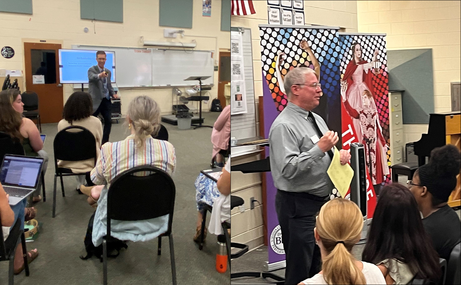 Dr. Greg LeFils and Dr. John Lychner Present at the Volusia Schools Performing Arts Teachers In-Service Day