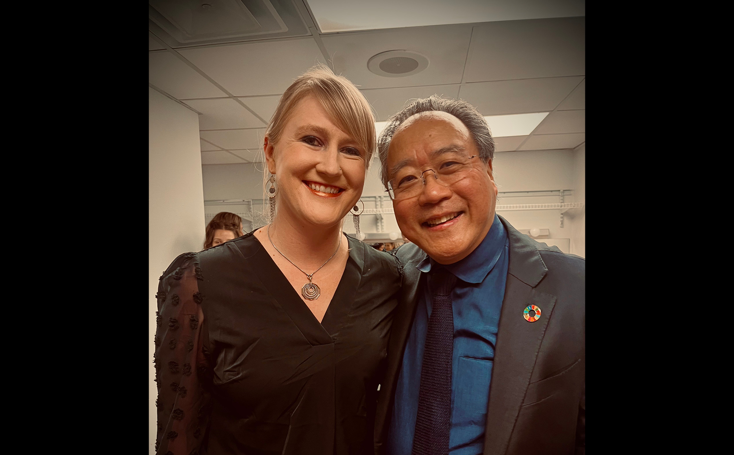 Dr. Jamie Clark Performs With Yo Yo Ma