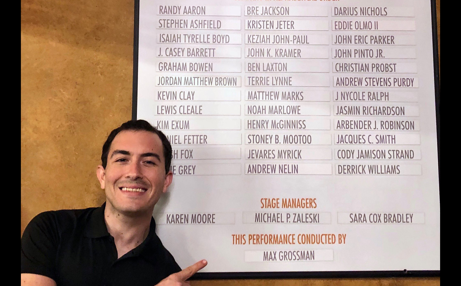 Max Grossman (BM ’11) Makes Broadway Conducting Debut