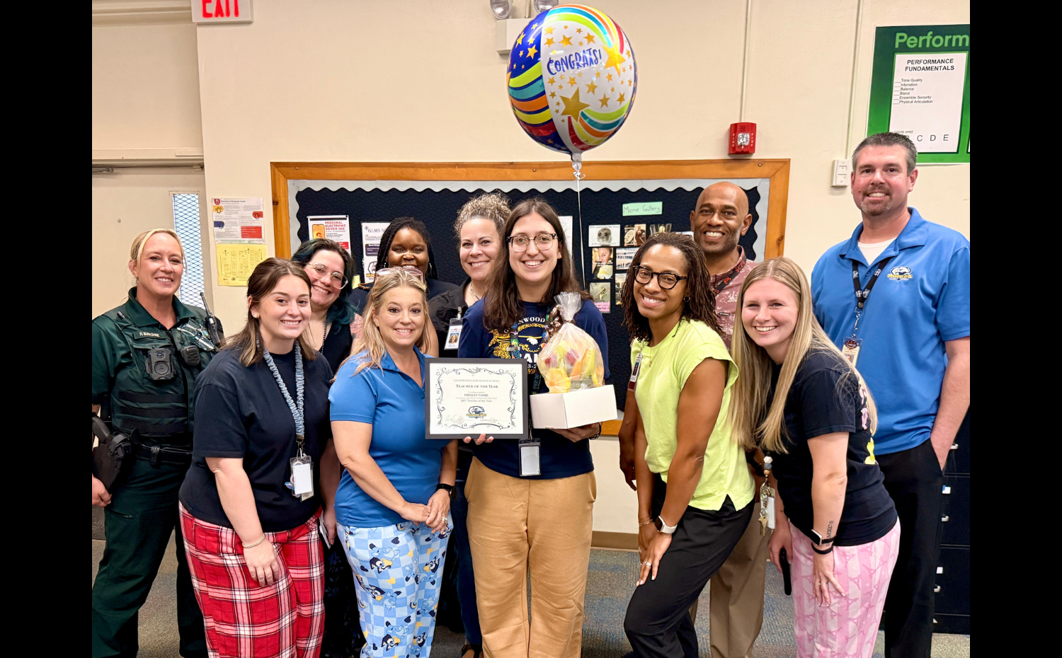 Presley Fiore Awarded Teacher of the Year