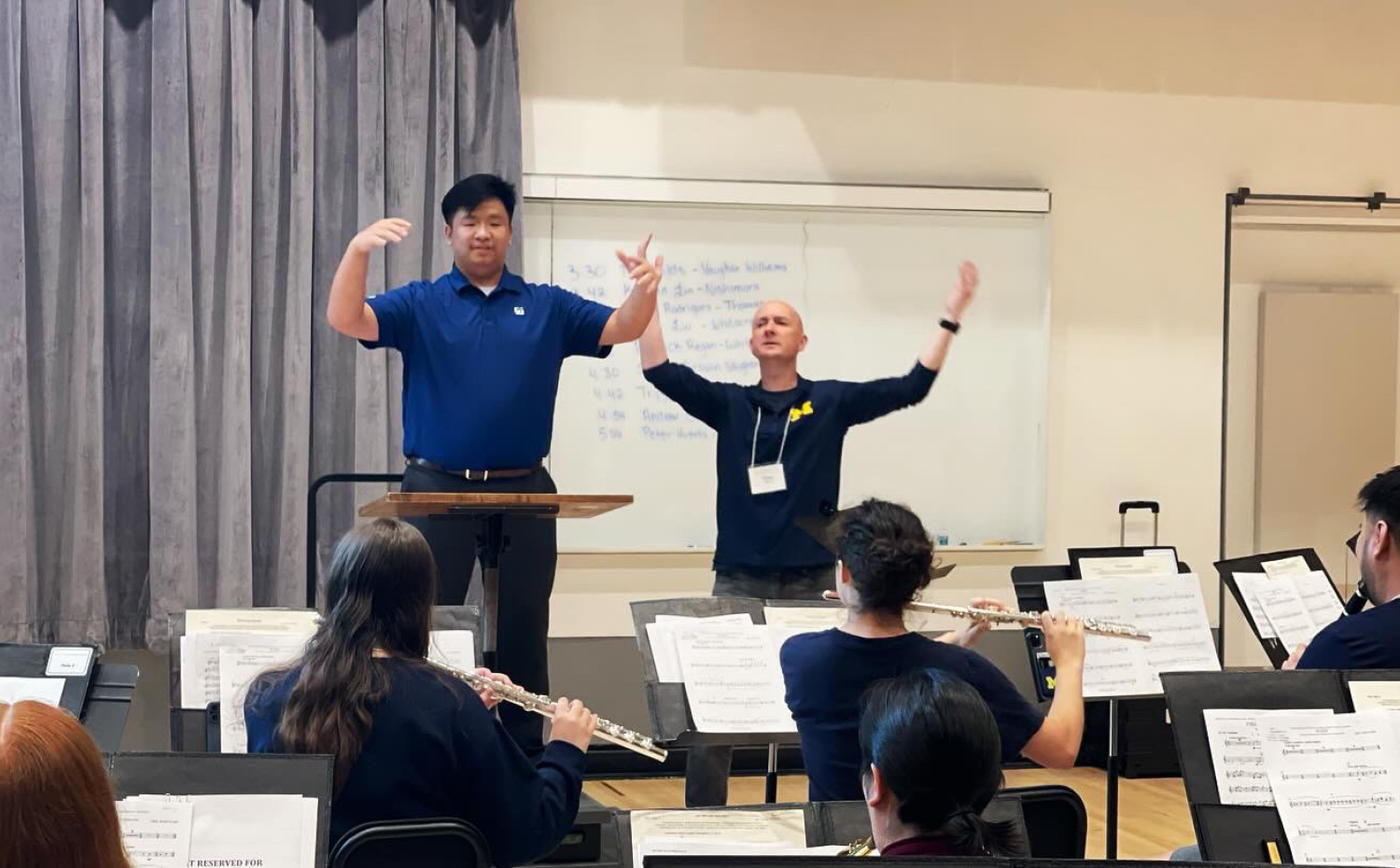 Roy Liu Attended the 2024 University of Michigan Band Conducting and Pedagogy Workshop