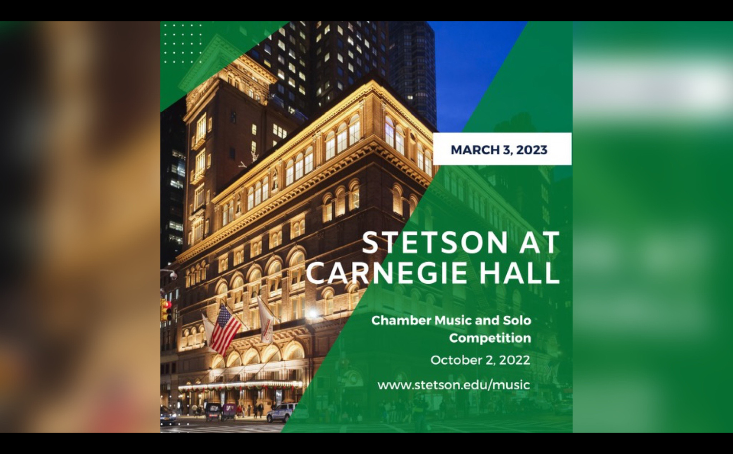 Stetson at Carnegie Hall