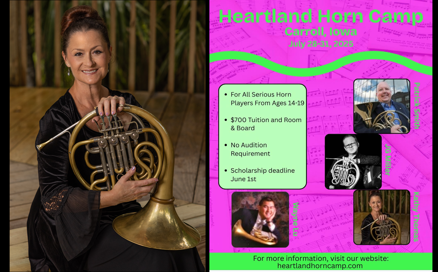 Stetson Horn Professor Featured as Clinician
