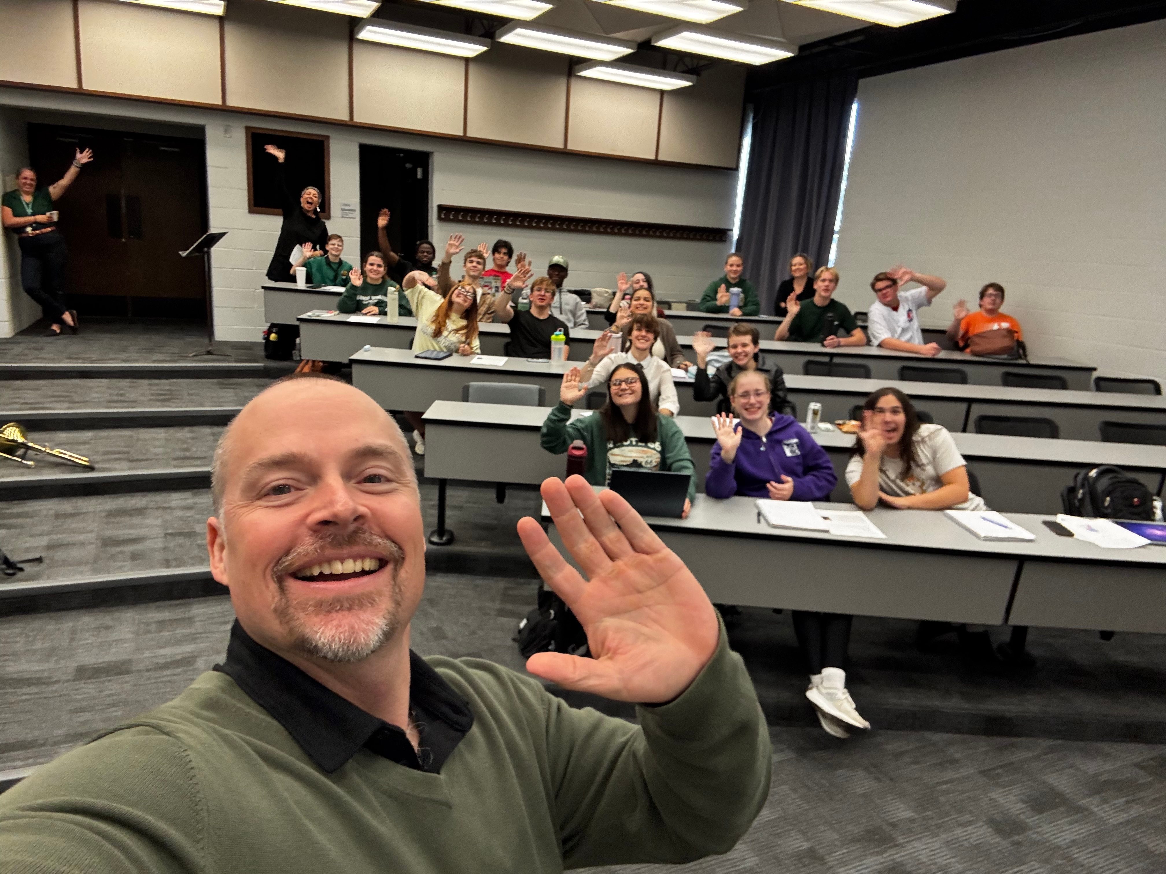 Ballantyne Completes Guest Artist Residency at Illinois Wesleyan University