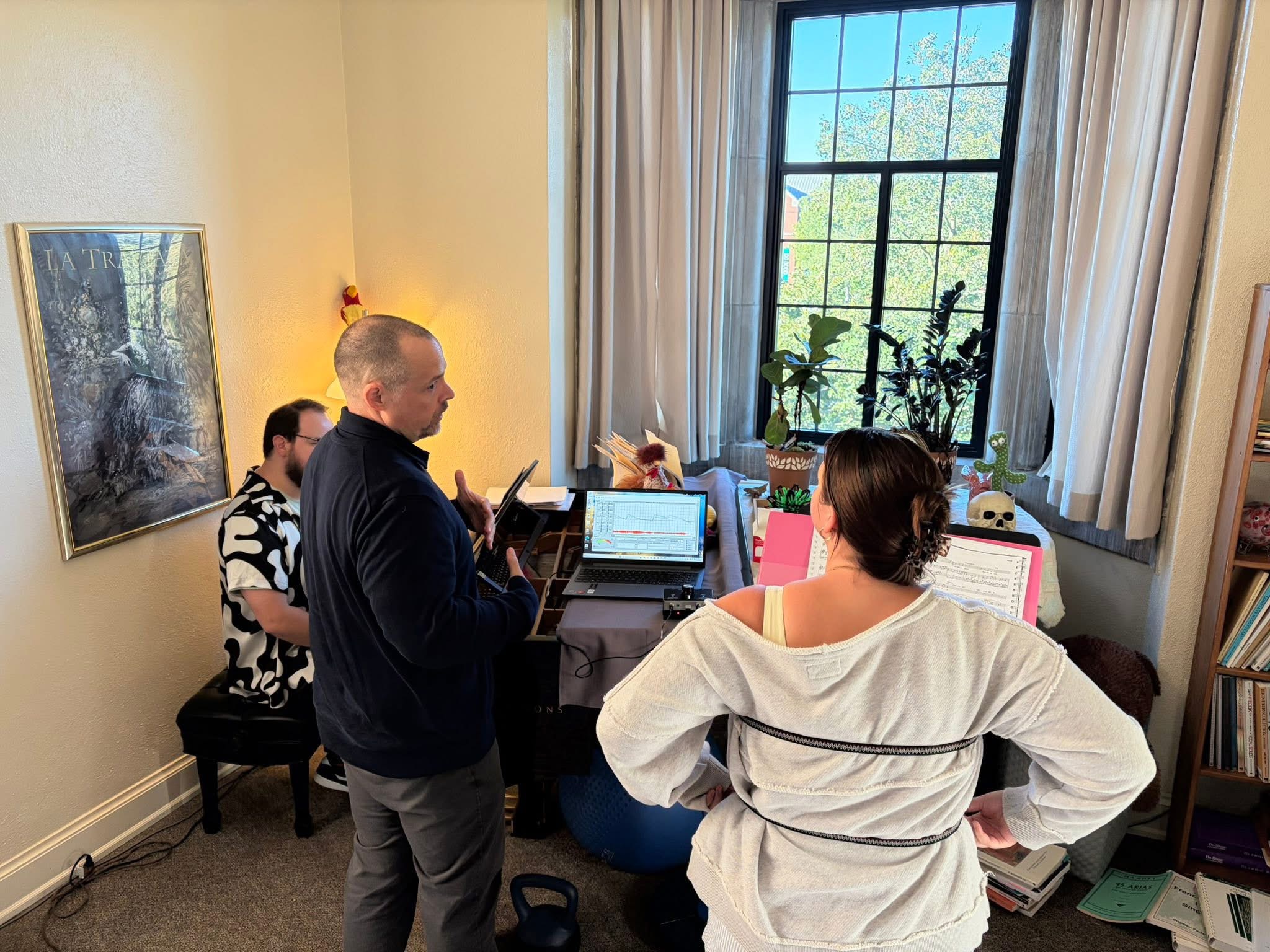 Ballantyne Completes Guest Artist Residency at Illinois Wesleyan University — additional photo